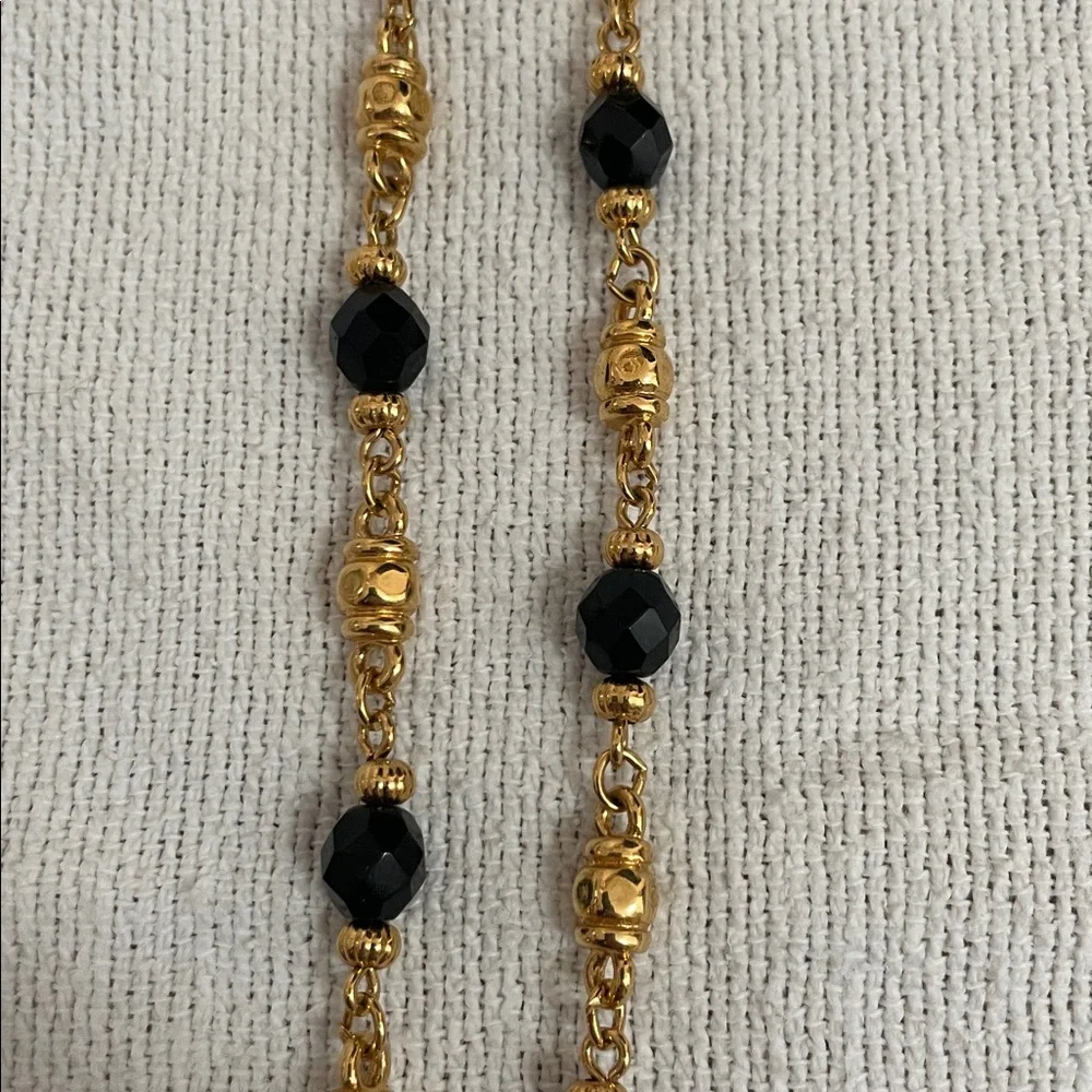 Vintage St. John Couture Opera Length Faceted Bead Necklace - Picture 3 of 6